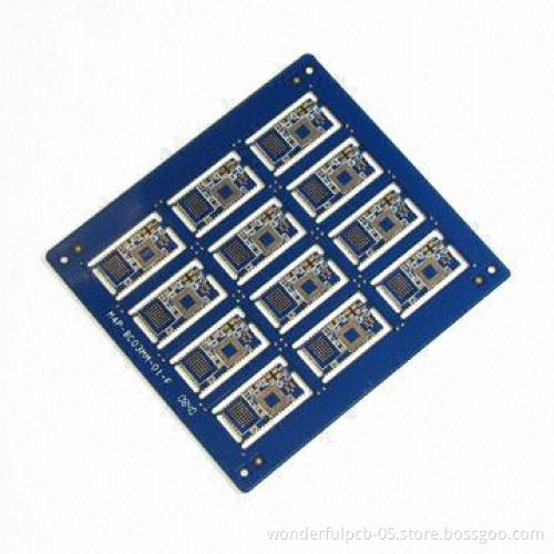 Red Solder Multilayer PCB with 4 Mils Line Width and 0.3mm Minimum Hole Size